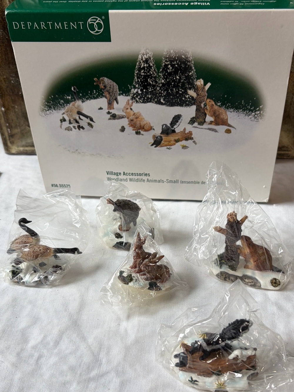 Department 56 Woodland Wildlife Animals | Snow Village Accesories | Christmas